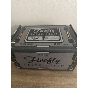 New Loot Crate #3 QMX Firefly Cargo Crate ZOE August 2016 Crate